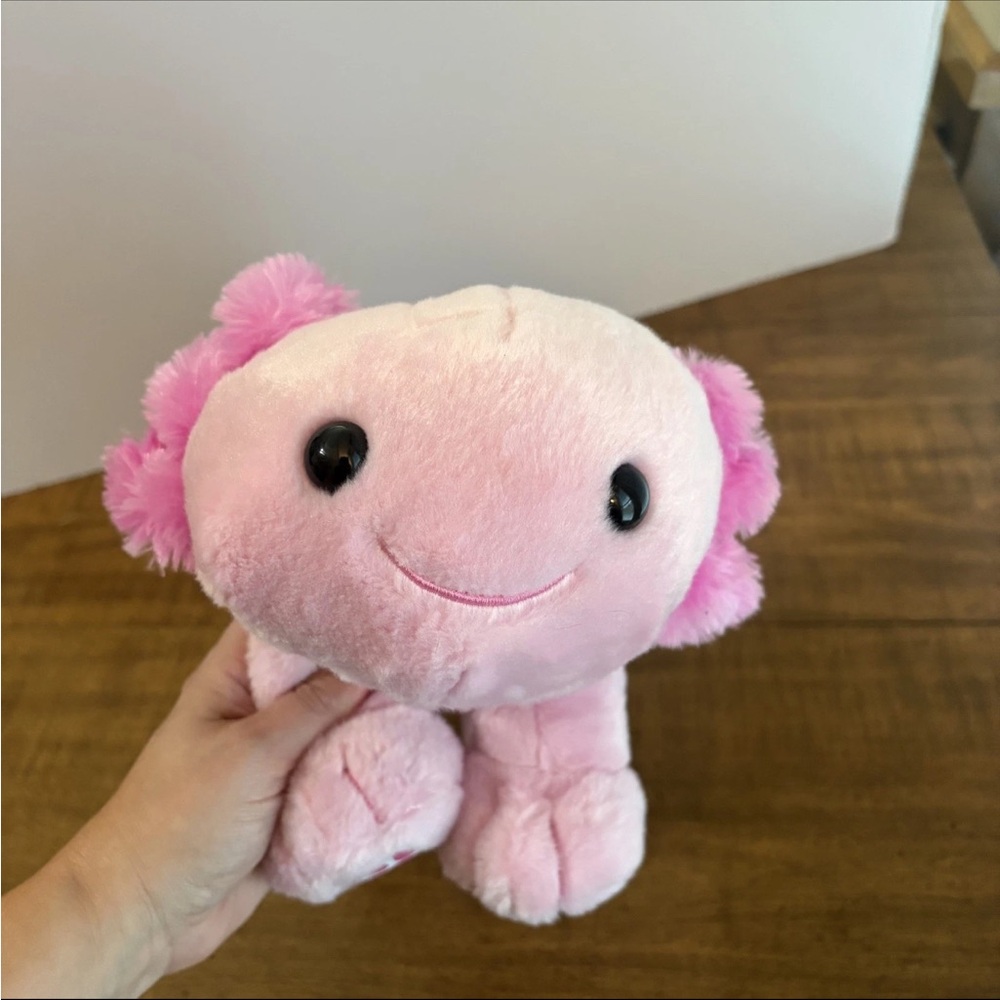 Build a Bear Axolotl Stuffed Plush in Pink Stuffed Animal 18" BAB